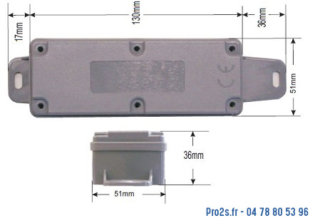 telecommande wirlessband10 kit-002172 cote